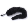 Kiotos Plug Queue de Renard Fox 6 x 2.7 cm Noir